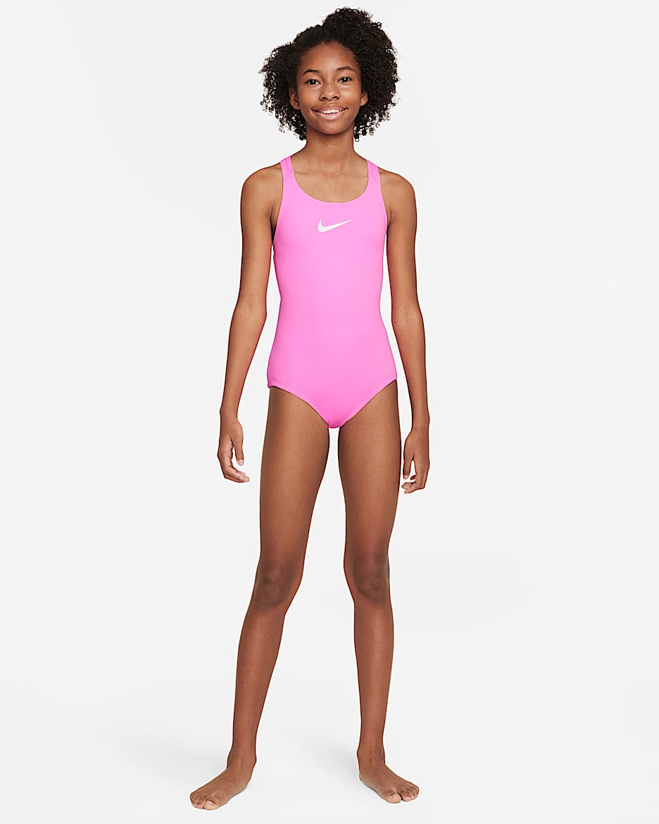 Nike pink swimsuit on sale